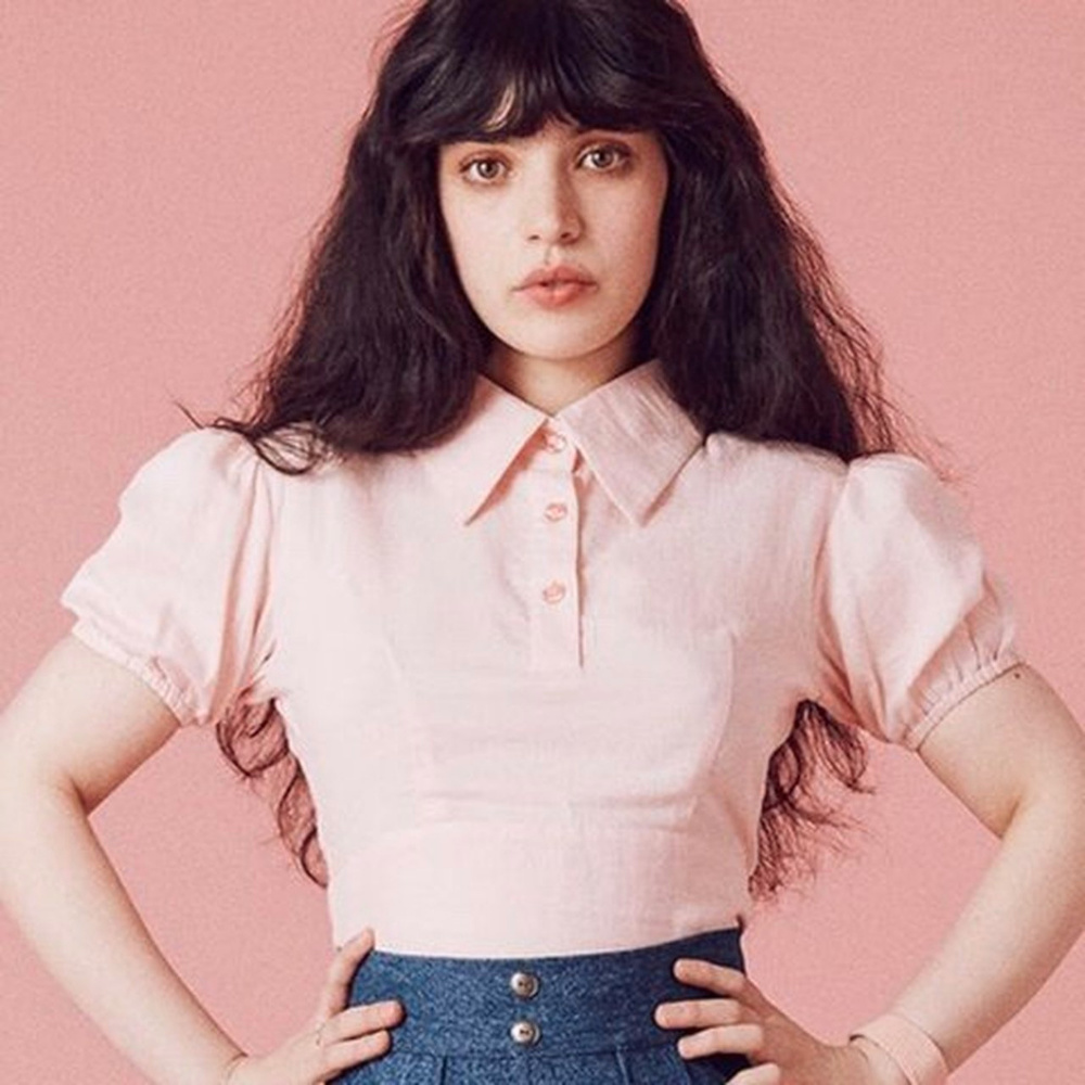 NEW Samantha Pleet Pink Ghost blouse